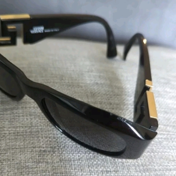 VERSACE Swarovski Crystal Mob Wife Sunglasses Vintage MOD T75/C COL 852RH - Picture 7 of 12